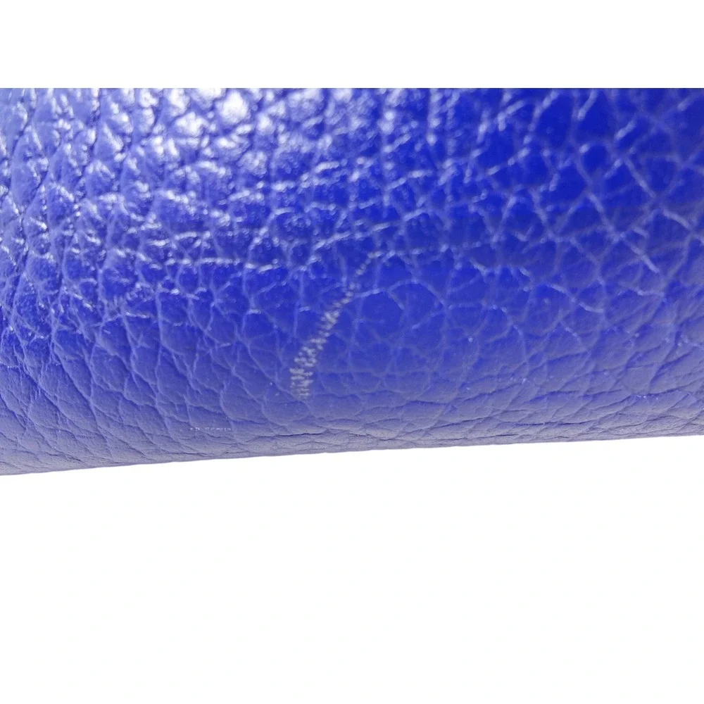 Kate Spade NY Southport Ave Jenny‎ Blue Pebbled Leather Dome Satchel Crossbody